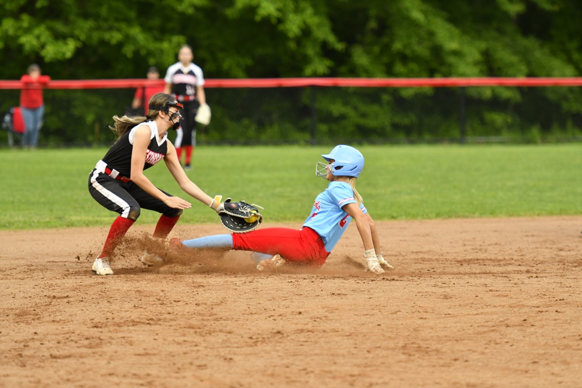 Lady Cards roll past Blackcats on senior night