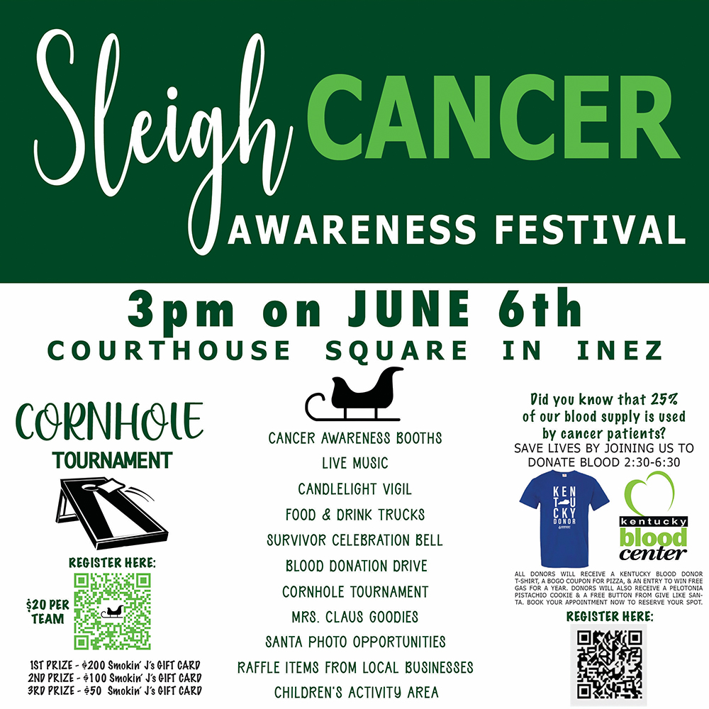 ‘Sleigh Cancer’ to bring music and mission to Inez