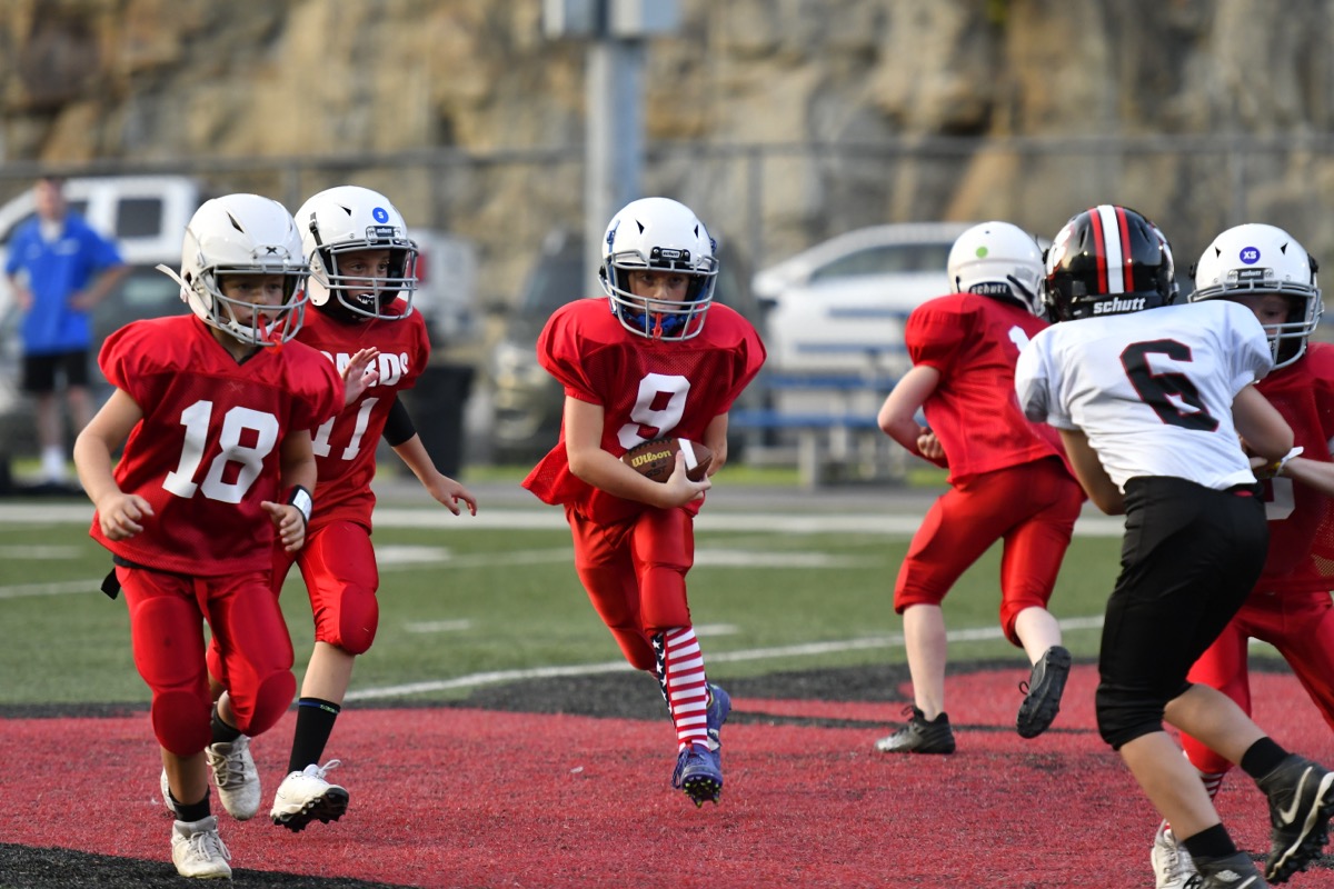 Youth football showcases strong performances