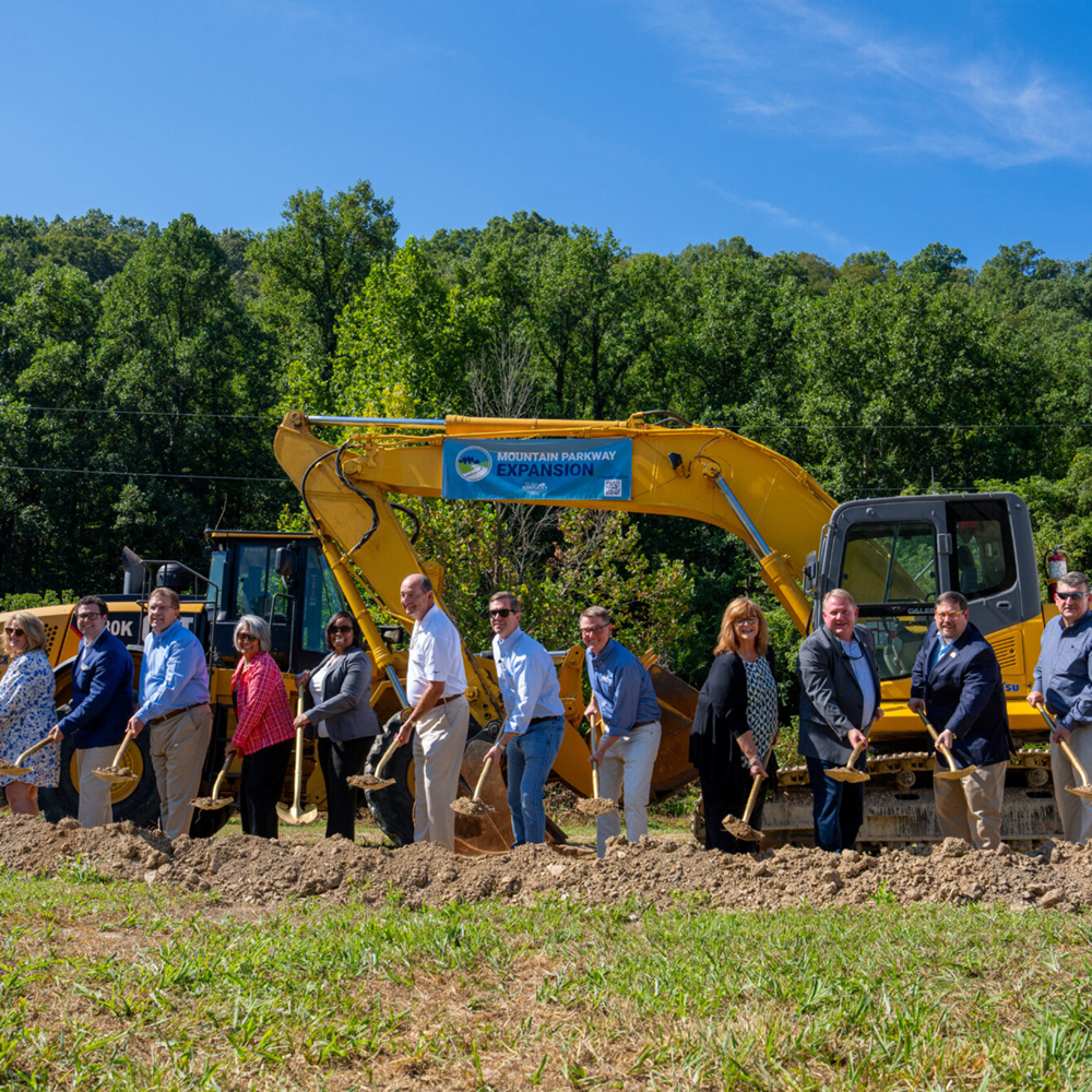 Officials break ground on final section of Mountain Parkway