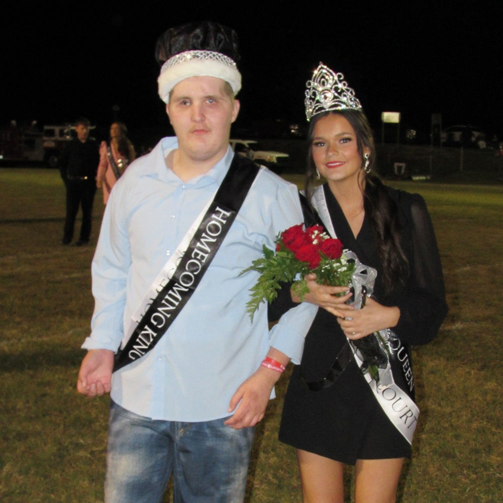 Tug Valley crowns Homecoming Queen and King: Kayley and Zach