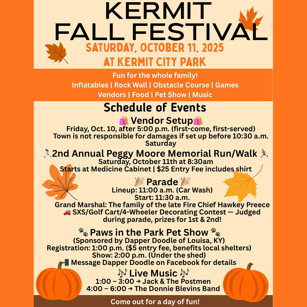 Kermit announces Fall Festival