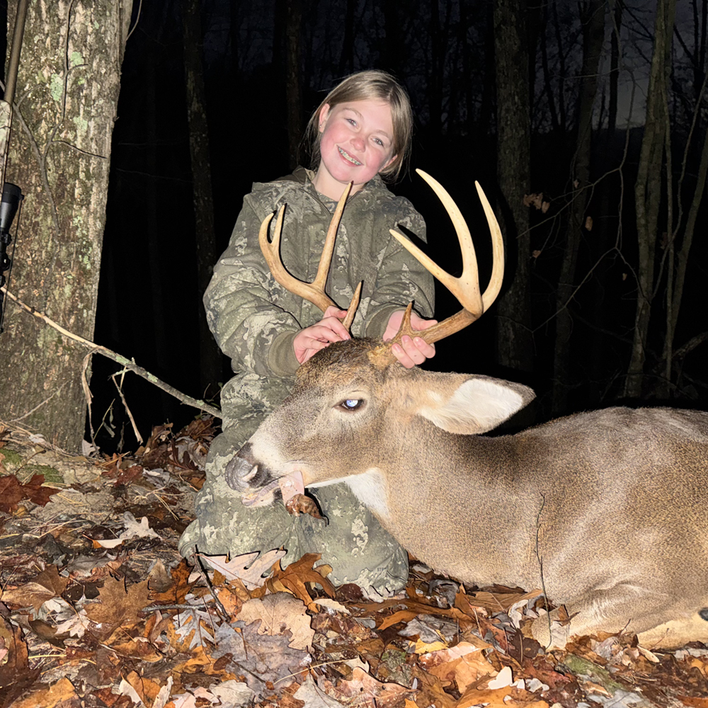 Hadley Duff tags 8-point buck in Martin County