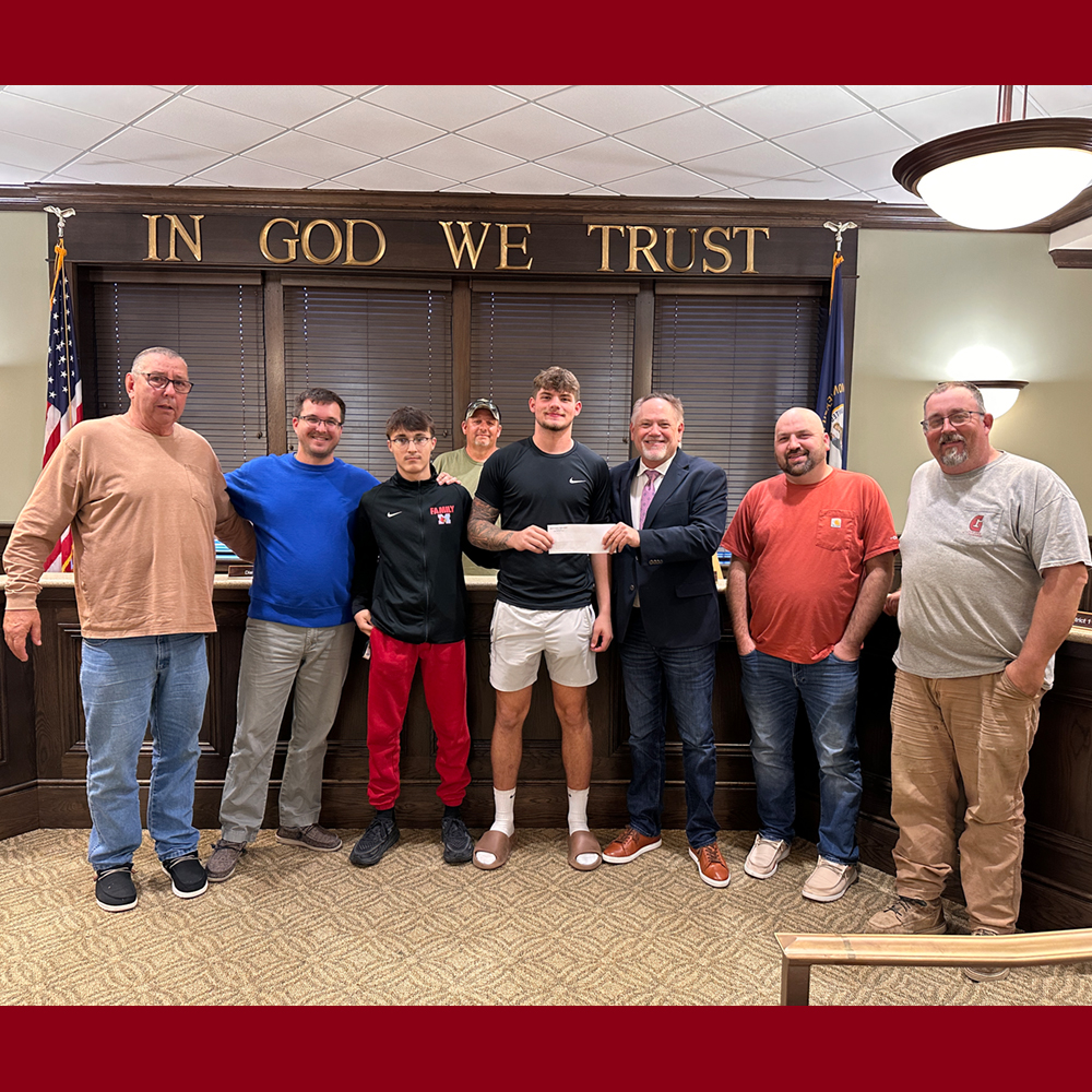 Football team recognized for PRIDE cleanup