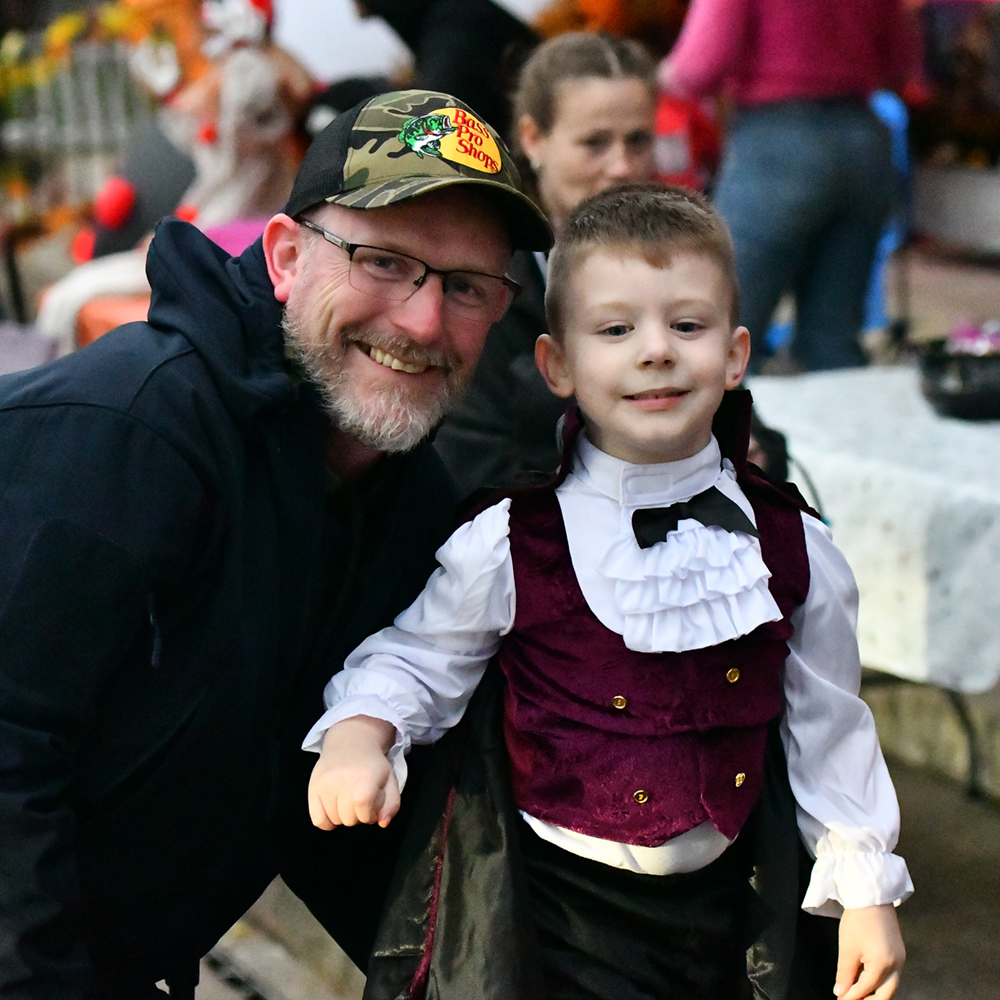 Trick-or-treat on Main Street