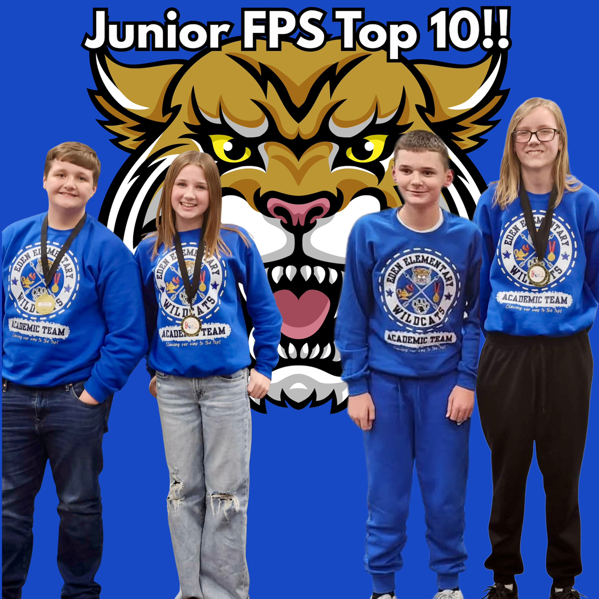 Eden Elementary Junior FPS team places eighth statewide