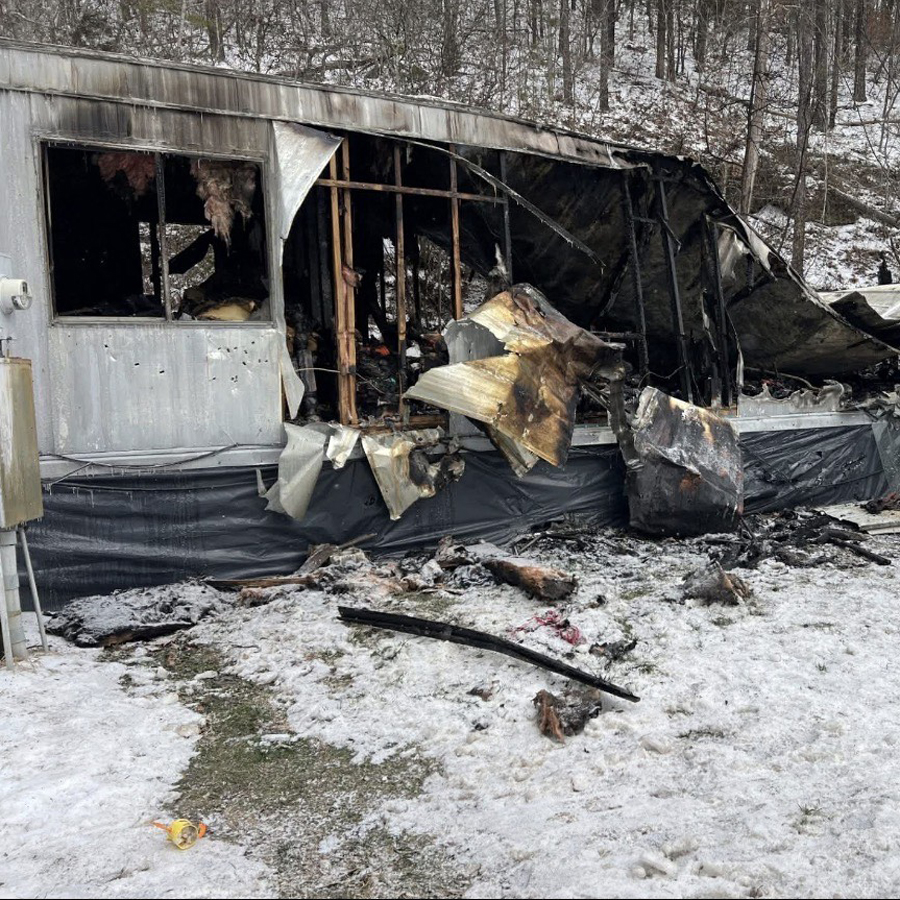 Family of three left homeless after fire