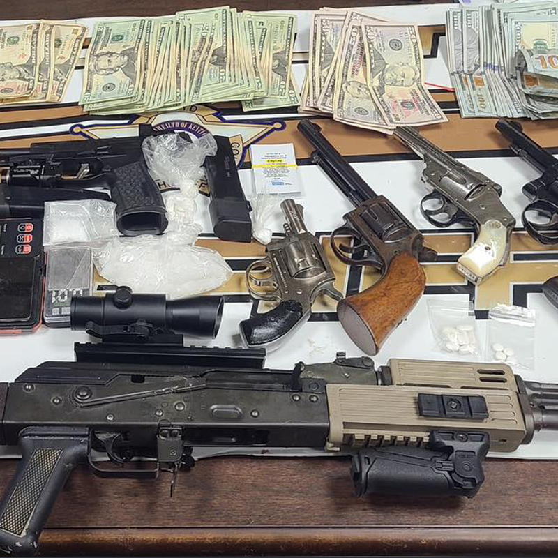 Deputies seize drugs, guns and cash in Bull Creek raid