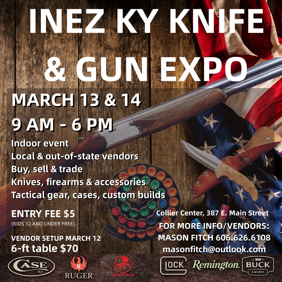 Inez Knife & Gun Expo set for March 13–14