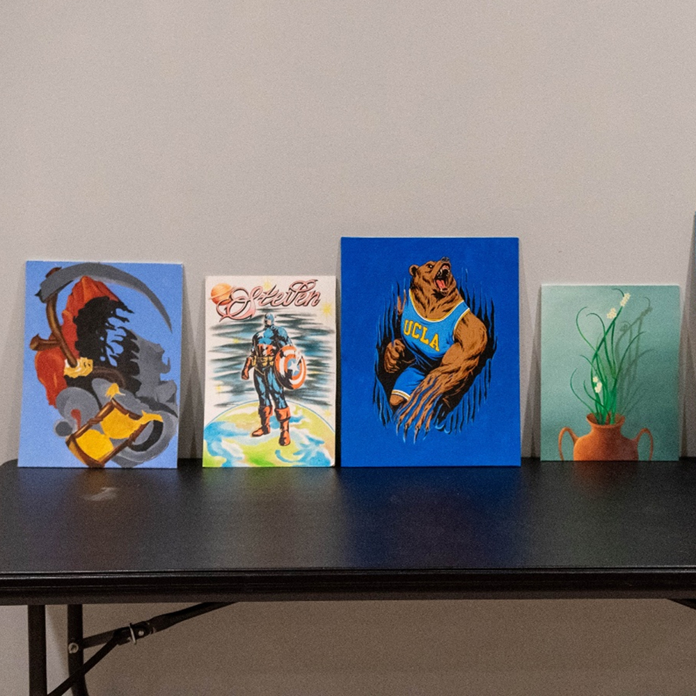 Prison education program artwork on display at Mountain Arts Center