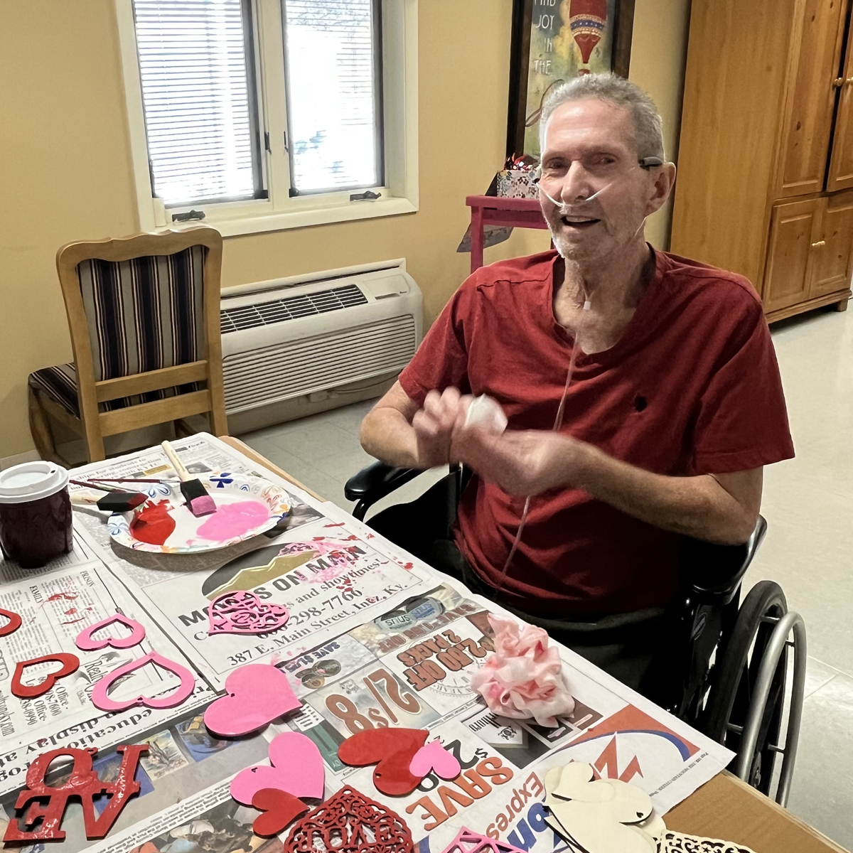 Hearts, handcrafted: MCHCF residents celebrate with art