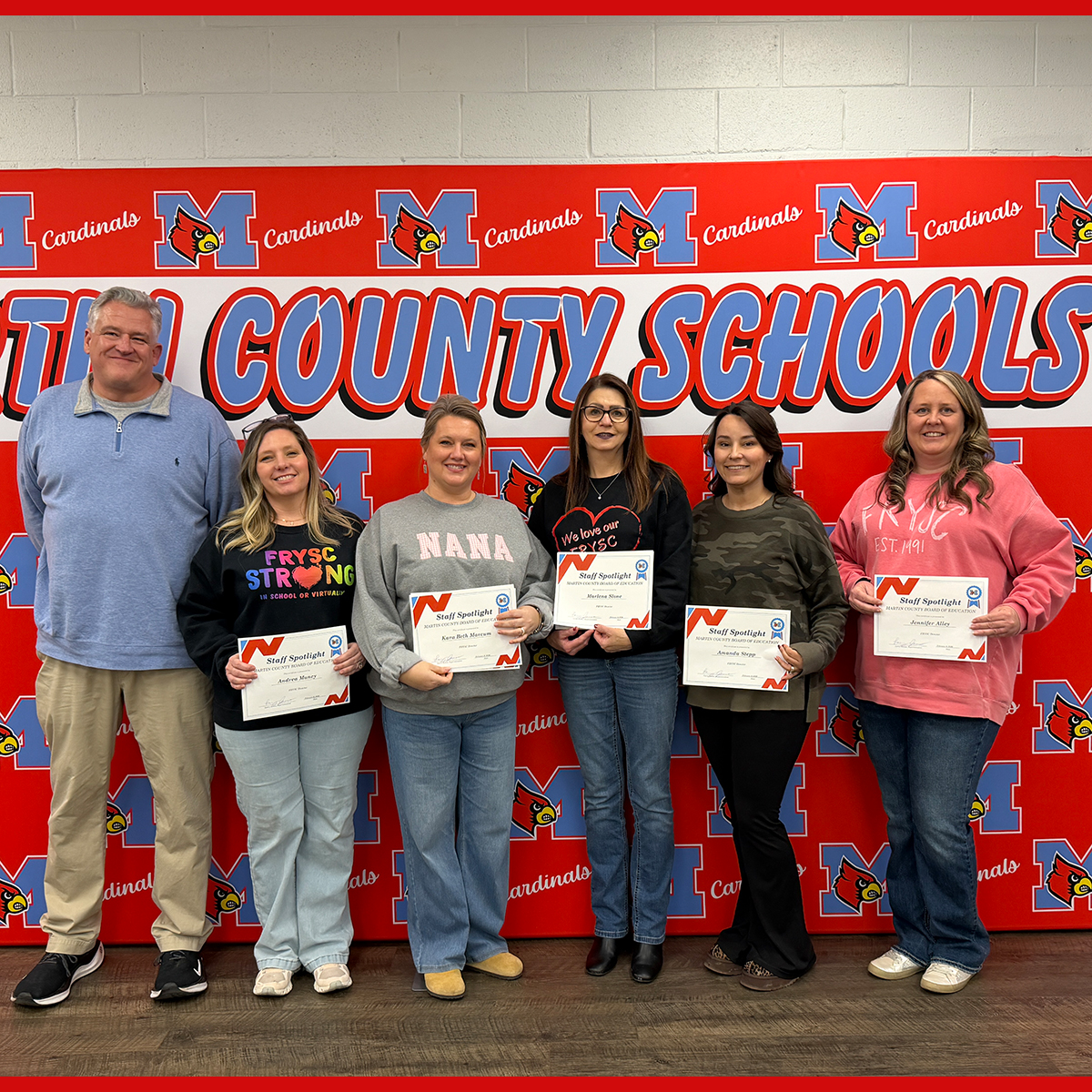 School board honors FRYSC coordinators during Appreciation Month