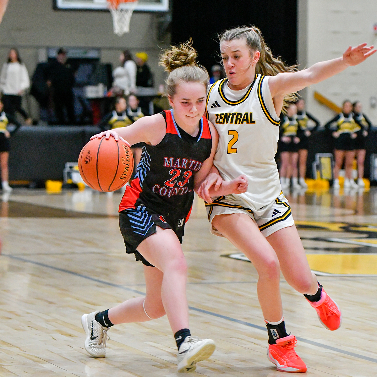 Martin County Lady Cards beat regional rival Pike Central 59-55
