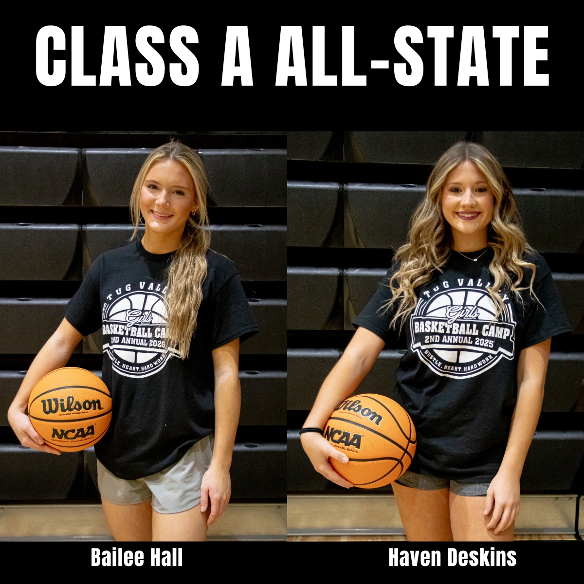 B. Hall, Deskins voted first-team Class A All-State; K. Hall, DeBoard named honorable mention
