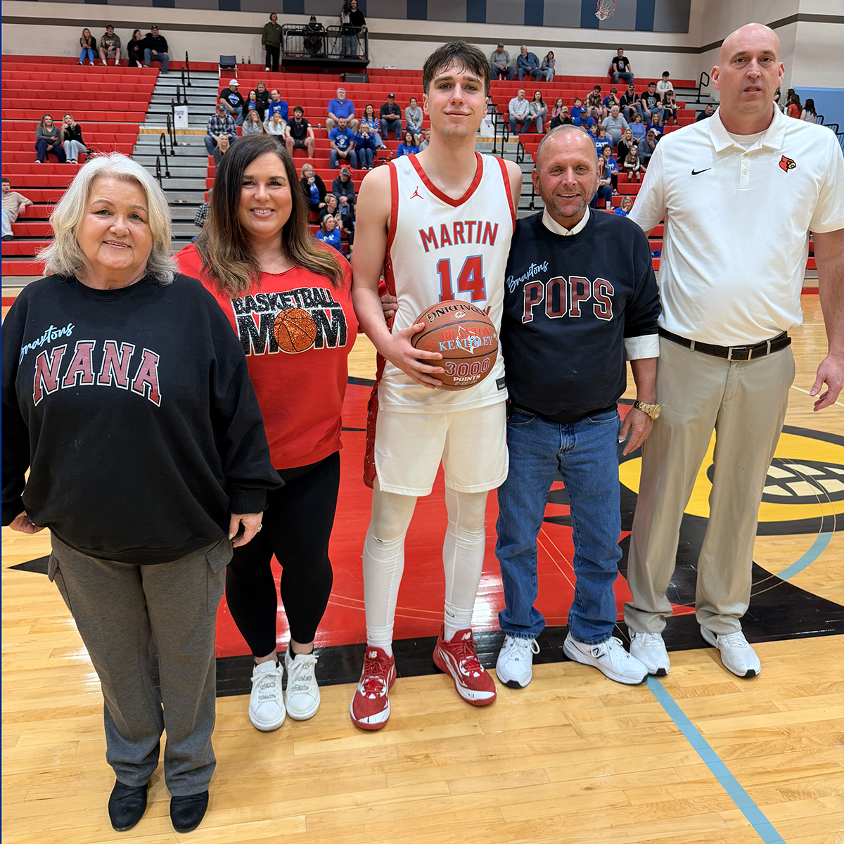 Braxton Keathley surpasses 3,000-point mark