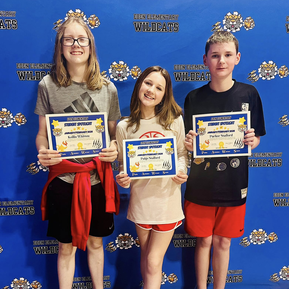 Eden Wildcats celebrate at PAWsitive Pep Rally