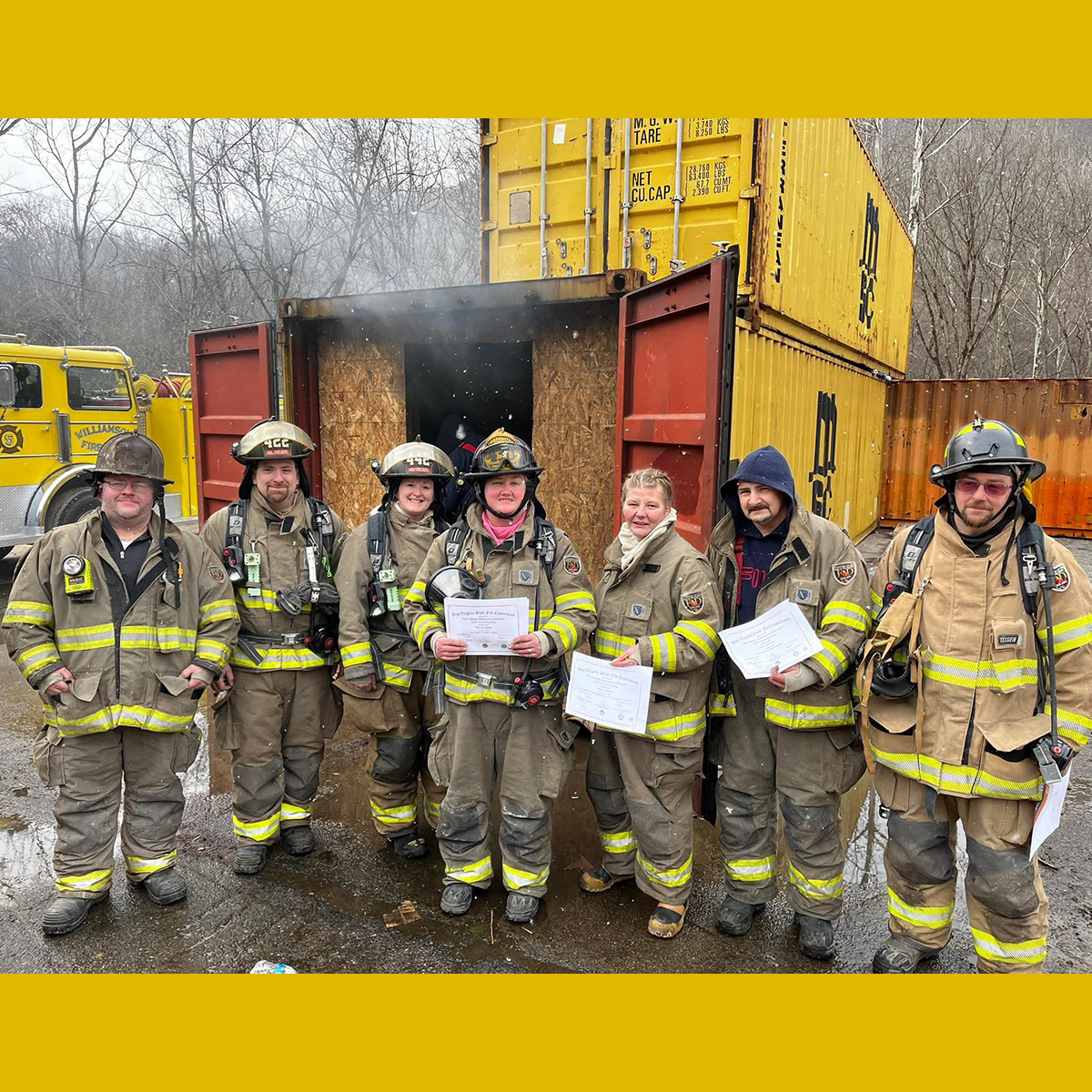Lenore Volunteer Fire Department welcomes newly certified firefighters