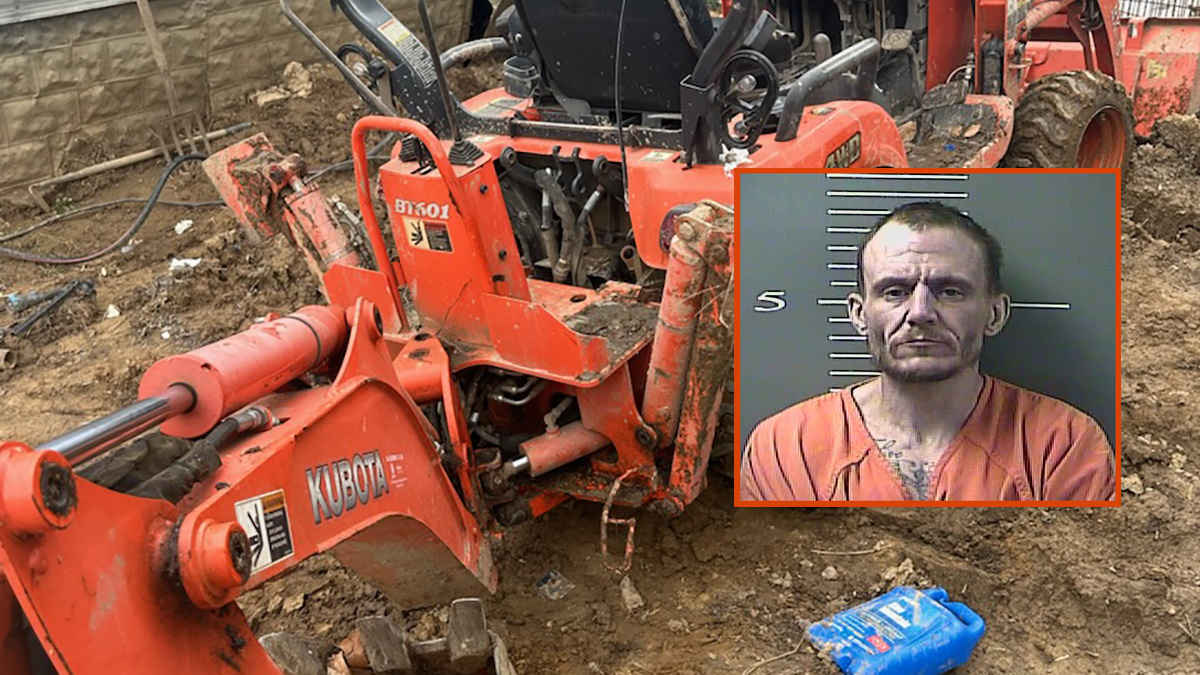 Escaped Using Backhoe Sheriff recovers stolen backhoe, truck and trailer in Beauty - The ...